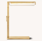 Audubos Glass Table Lamp – Brass &amp; K9 Crystal Hanging Lamp, E12 Dimmable Ceiling Light for Dining Room, Bedroom