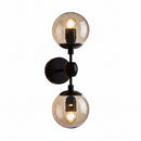 Glass Double-Headed Wall Lamp for Bedroom Living Room