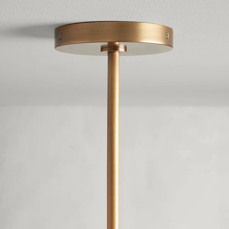 Modern Multi-Globe Glass Chandelier, 19-Light / 37-Light Brass Ceiling Fixture, E12 LED Included, Adjustable Rod Hanging, Luxury Statement Lighting
