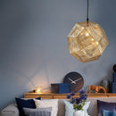 Pendant Modern Simple Grid Polyhedral Ball Light