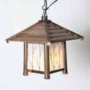 Retro Chinese Style Bamboo Chandelier Southeast Asia Design